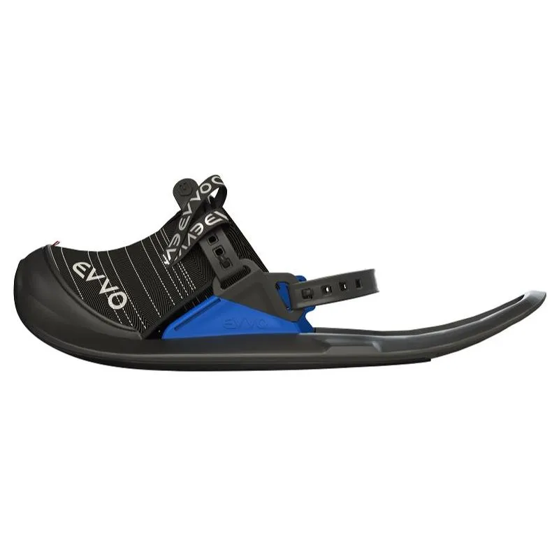 PAQUETE DE RAQUETAS DE NIEVE EVVO RAQUETAS DE NIEVE CLOUTEES N°3  M (AZUL/NEGRO) + BASTONES