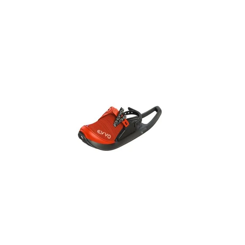 PAQUETE DE RAQUETAS DE NIEVE EVVO RAQUETAS DE NIEVE CLOUTEES N°3  M (NEGRO/ROJO) + FIJACIóN