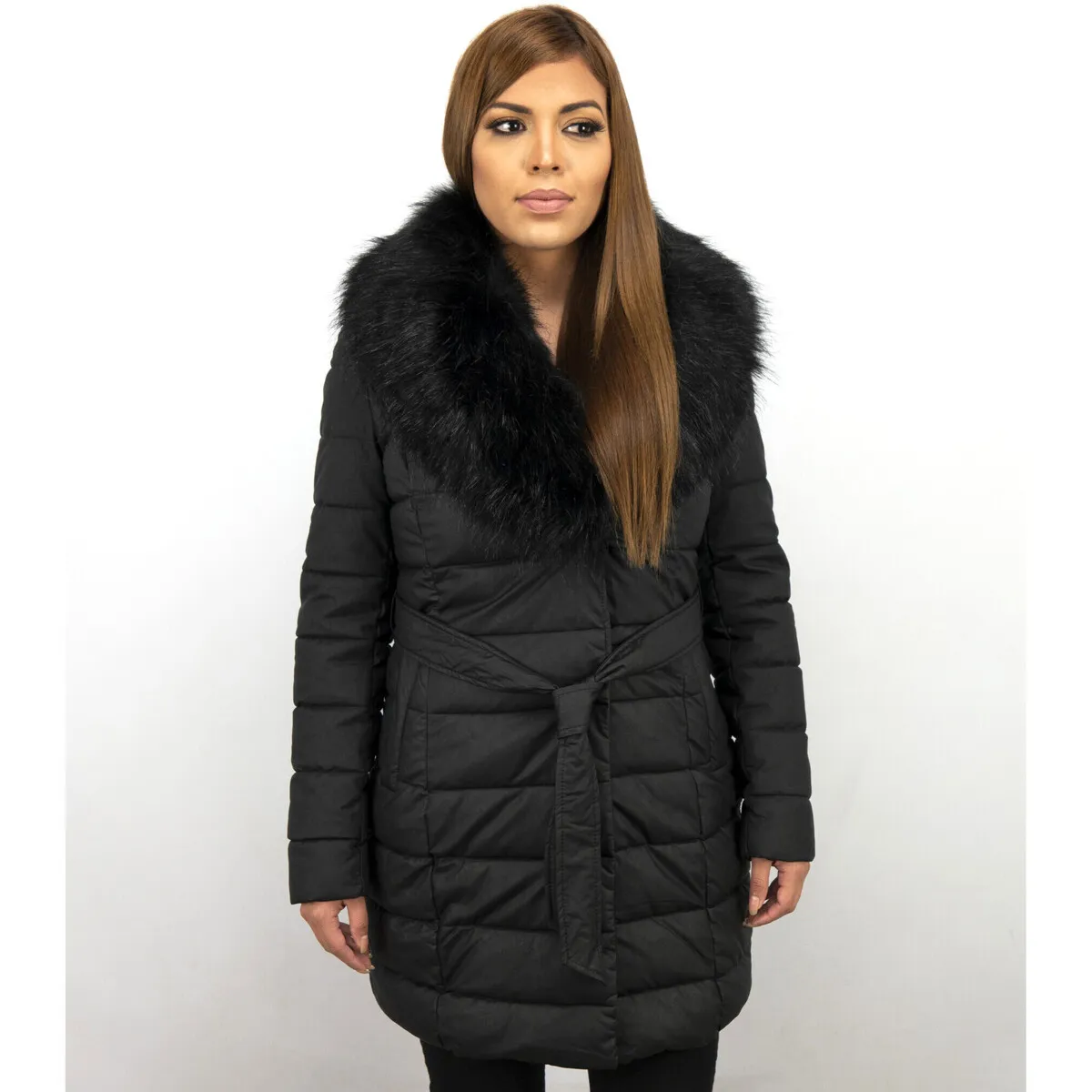 Parka De Invierno Para Mujer Cuello