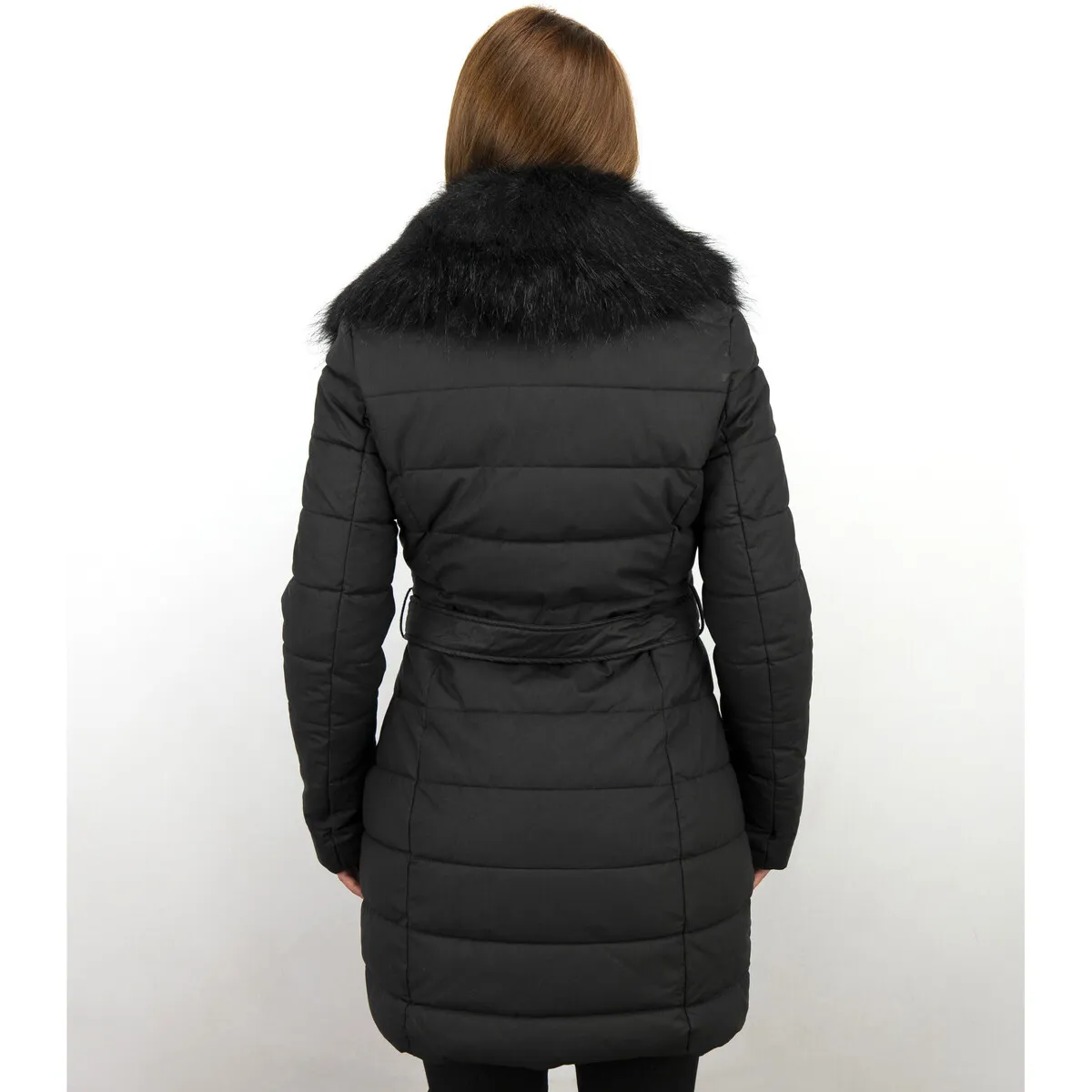 Parka De Invierno Para Mujer Cuello