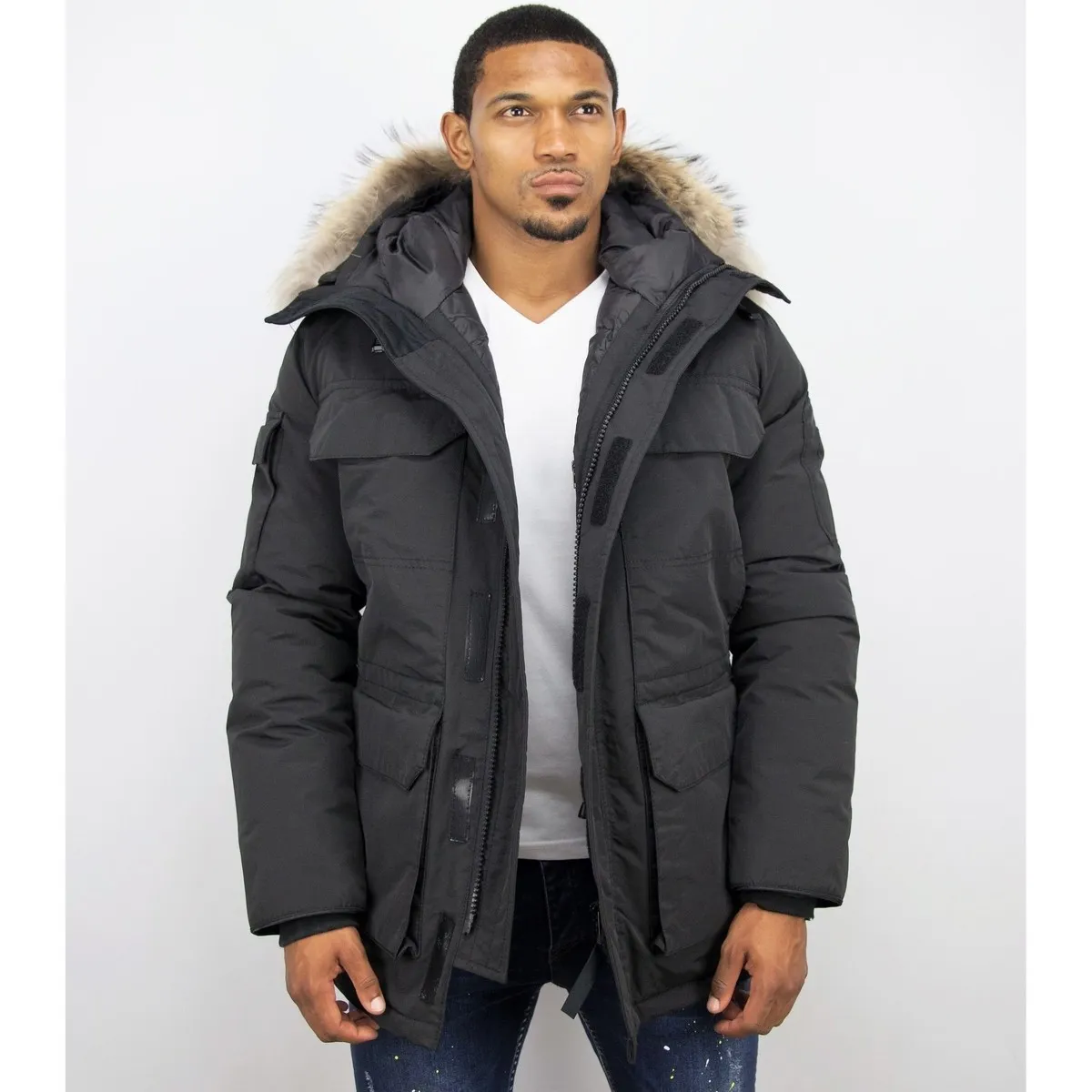 Parkas Hombre Parka De Invierno