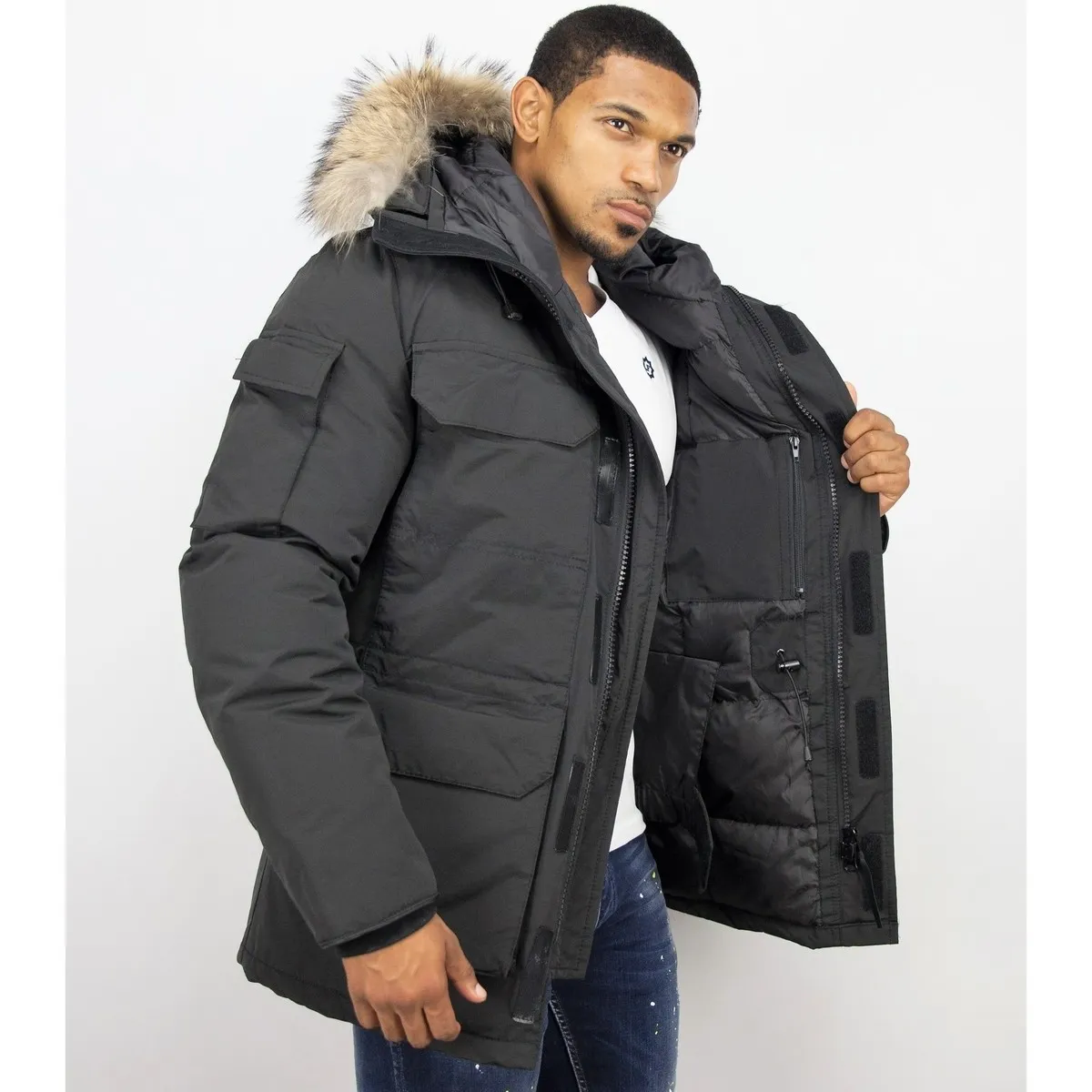 Parkas Hombre Parka De Invierno