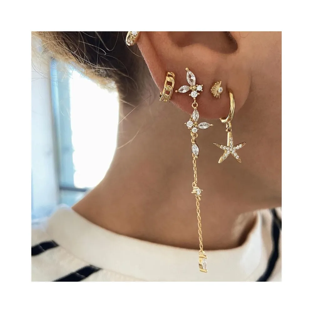 Pendiente Starfish Oro