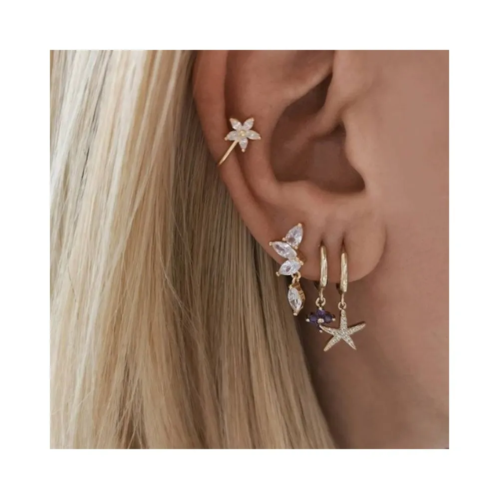Pendiente Starfish Oro