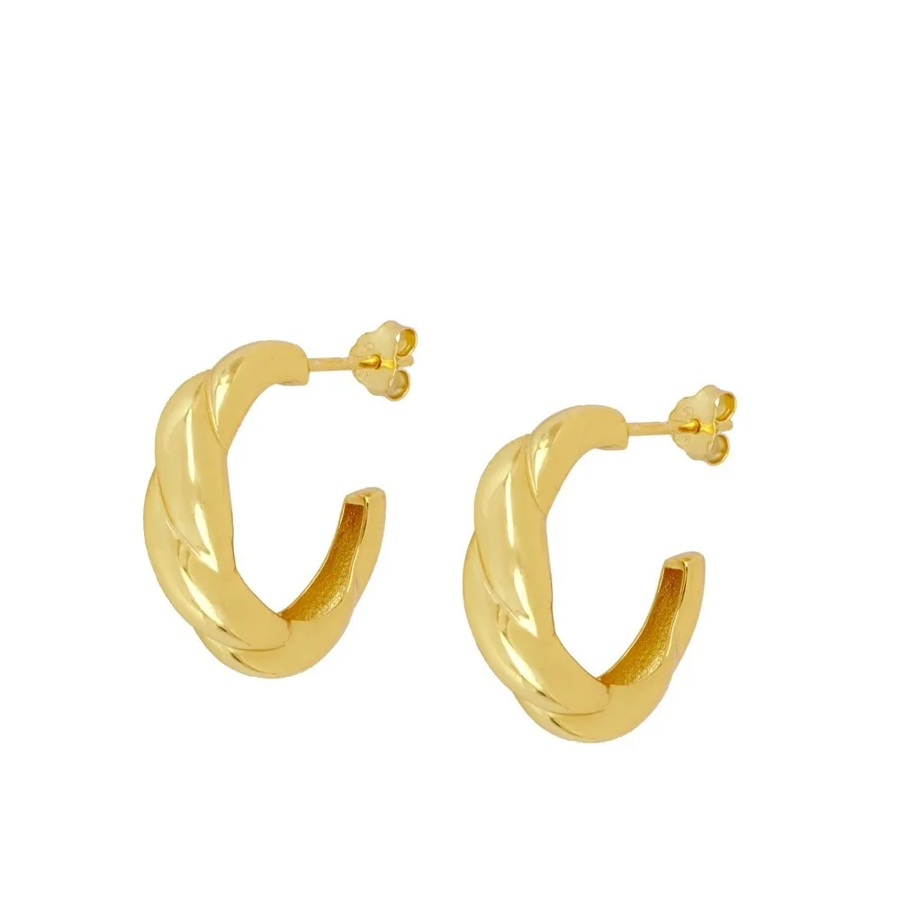 Pendientes Croissant Oro (Par)