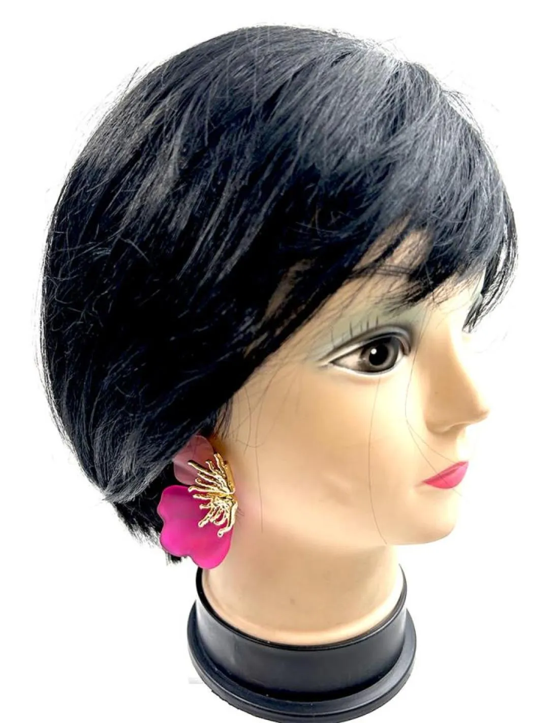 PENDIENTES MUJER FUCSIAS DISEÑO ALAS DE MARIPOSA MUY FAVORECEDOR