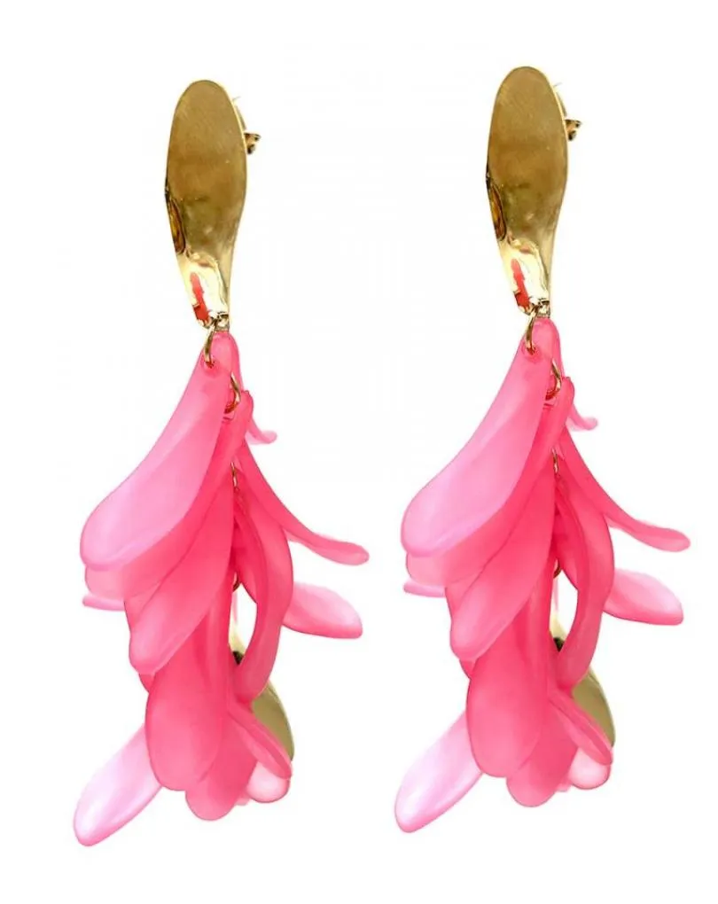 PENDIENTES MUJER FUCSIAS Y LARGOS PARA EL VERANO