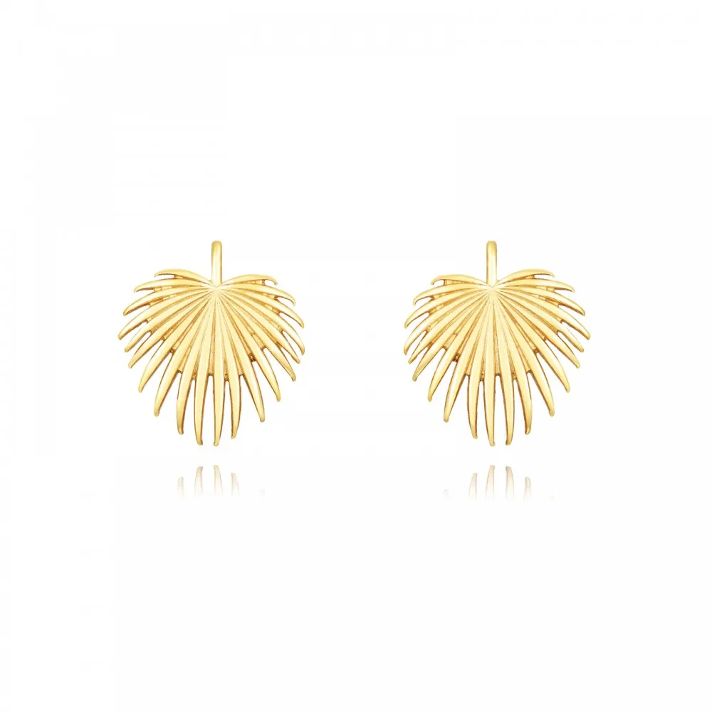 Pendientes Palma Oro (PAR)