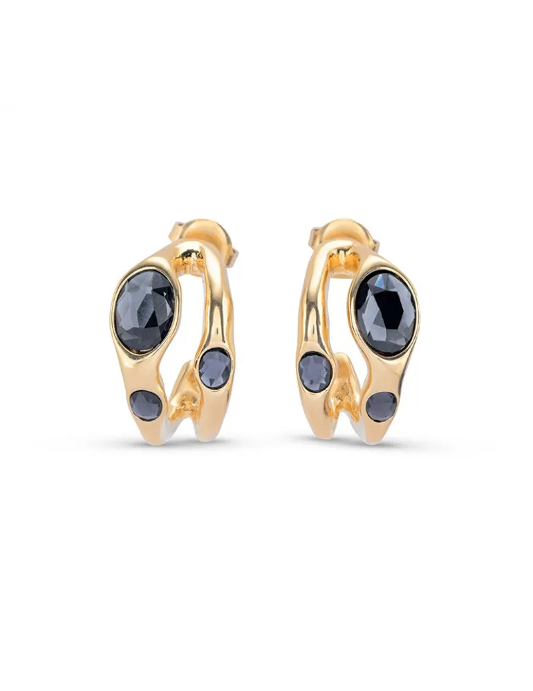 Pendientes Uno de 50 Sunshine Dorados Mujer