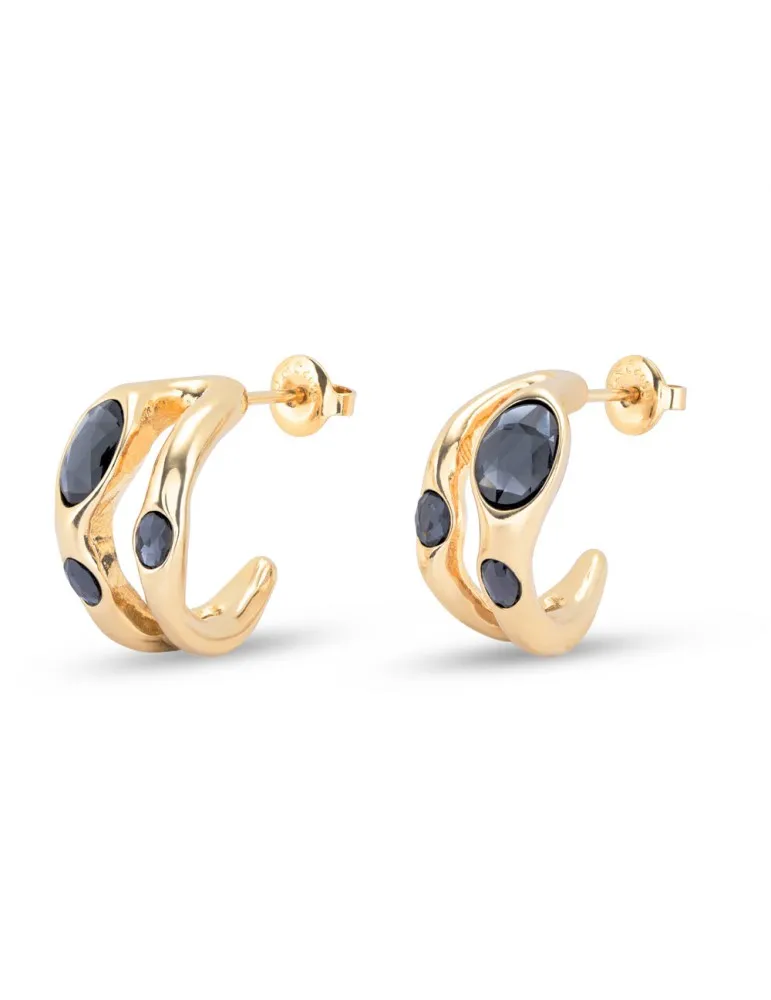 Pendientes Uno de 50 Sunshine Dorados Mujer