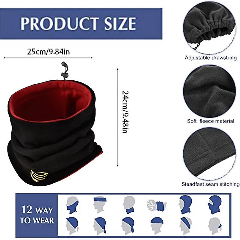 PESCA FACIAL DE MáSCARA DE INVIERNO | SKI NECK GAITER MUJERES | NECK GAITER FISHING  CAMPING DE INVIERNO