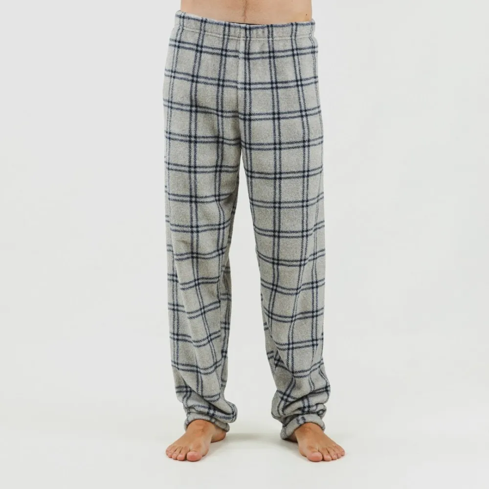 Pijama coral hombre Cuadro Enrique azul marino