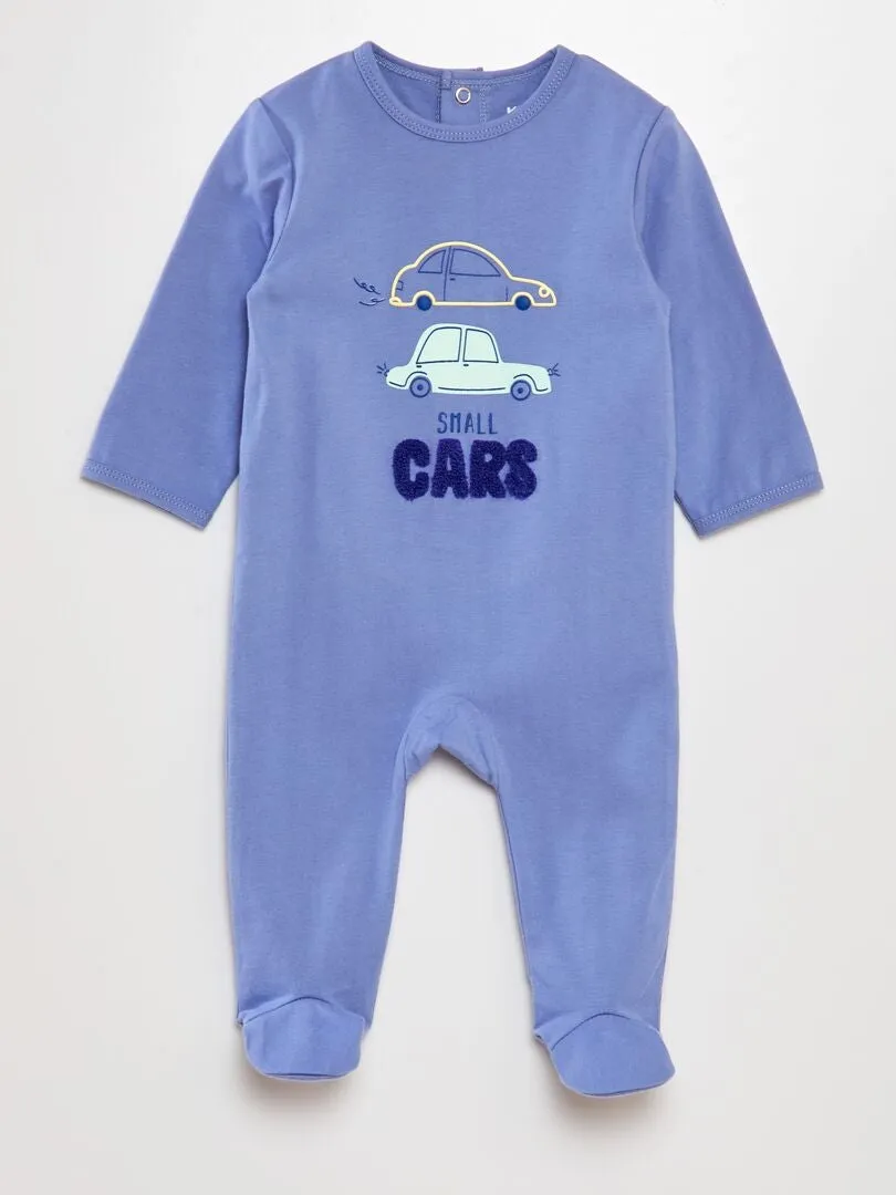 PIJAMA DE ALGODóN  AZUL