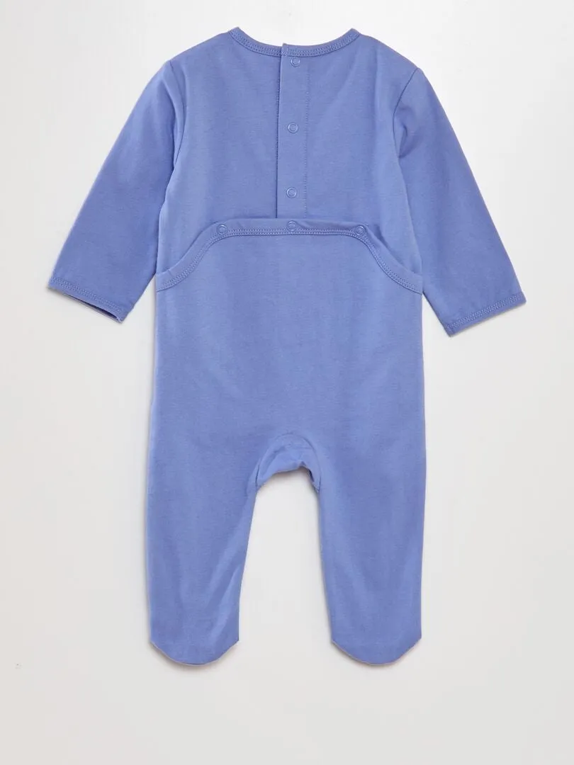 PIJAMA DE ALGODóN  AZUL