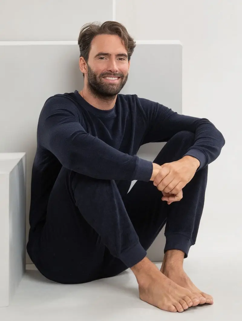 Pijama felpa hombre 100% ecológico