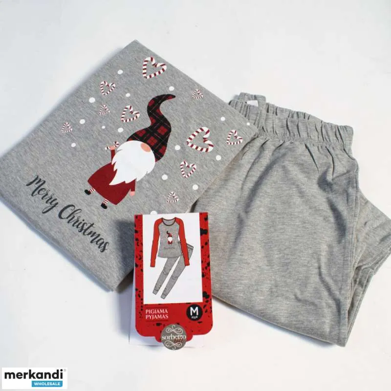 Pijama navideño de invierno para mujer surtido en tallas y estampados