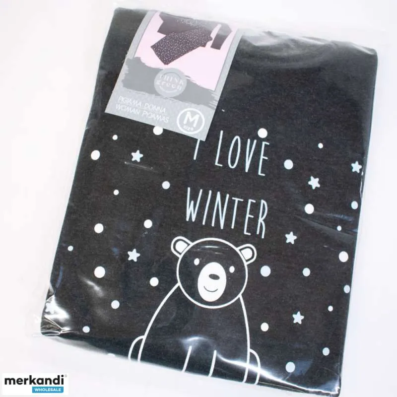 Pijama navideño de invierno para mujer surtido en tallas y estampados