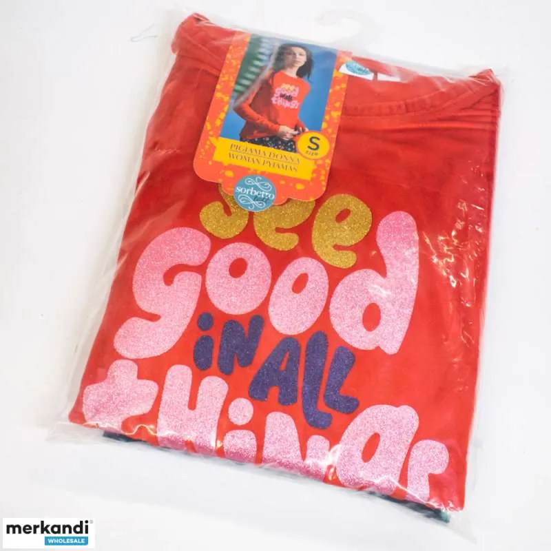Pijama navideño de invierno para mujer surtido en tallas y estampados