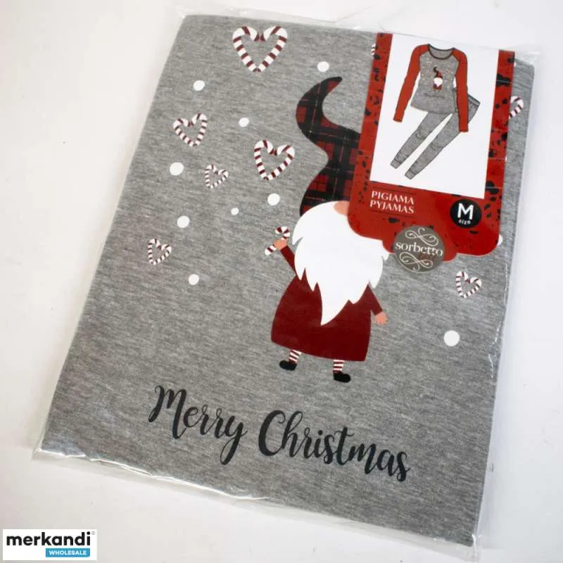 Pijama navideño de invierno para mujer surtido en tallas y estampados