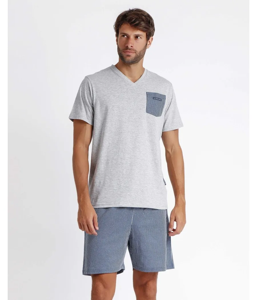 Pijama verano hombre Antonio Miro Travel algodón tallas grandes