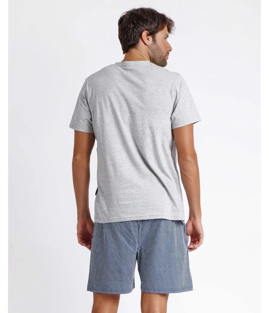 Pijama verano hombre Antonio Miro Travel algodón tallas grandes