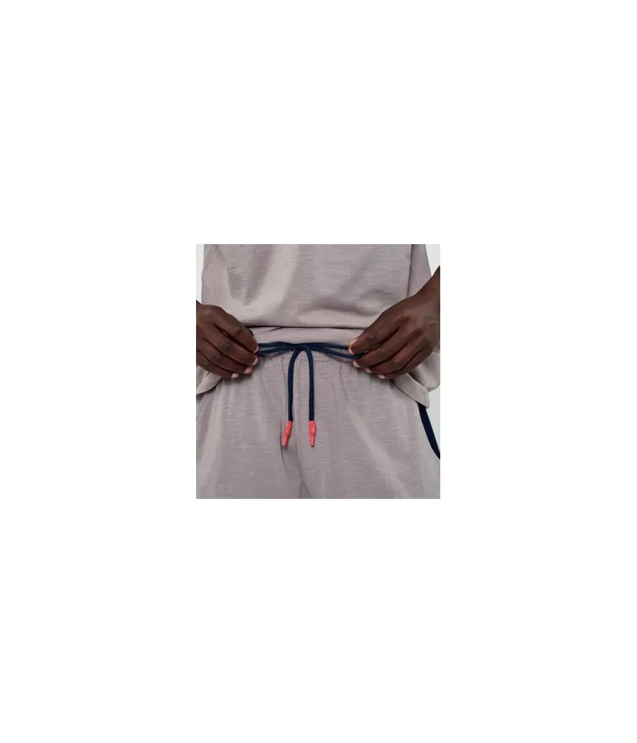 Pijama verano hombre Muydemi largo gris