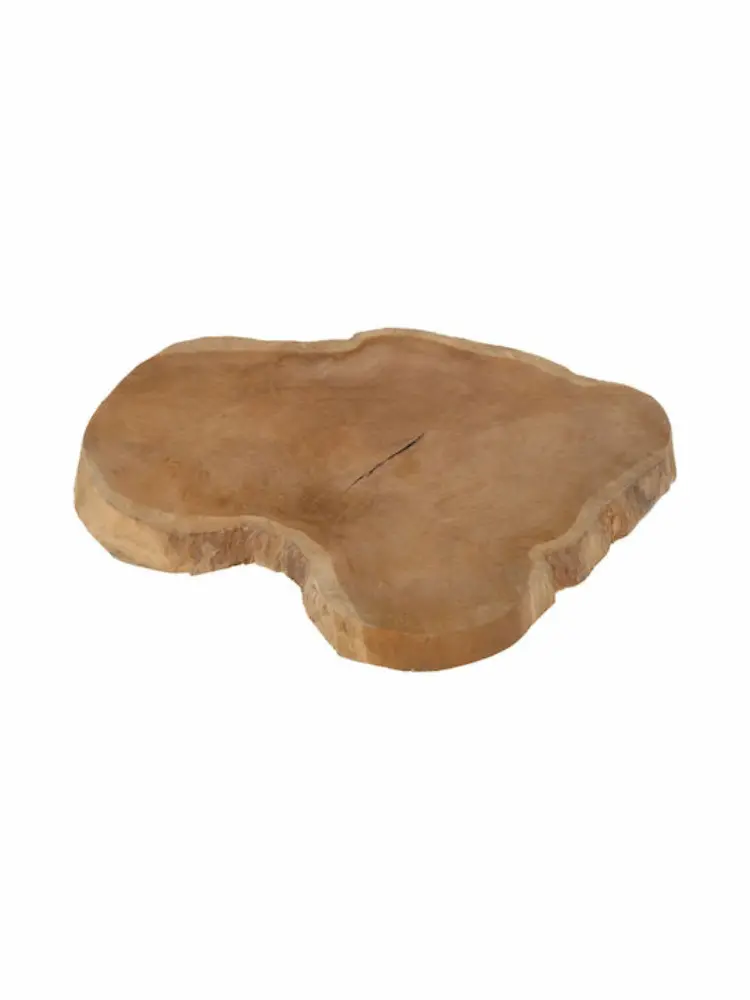 Plato diseño tronco de madera 35 cm