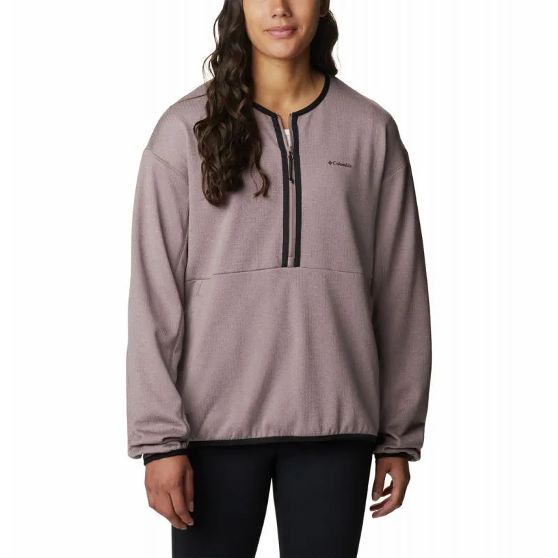 Polar COLUMBIA W Coral Ridge™ 1/2 Zip Midlayer (rosa) para mujer