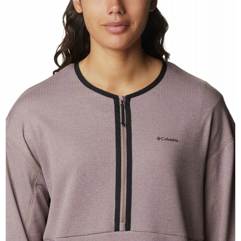 Polar COLUMBIA W Coral Ridge™ 1/2 Zip Midlayer (rosa) para mujer