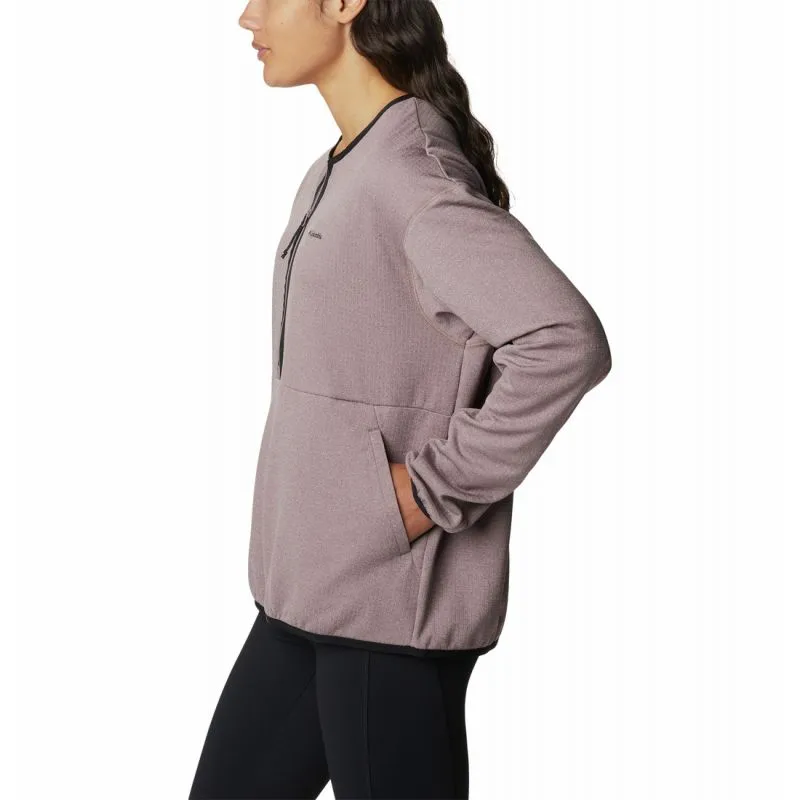 Polar COLUMBIA W Coral Ridge™ 1/2 Zip Midlayer (rosa) para mujer