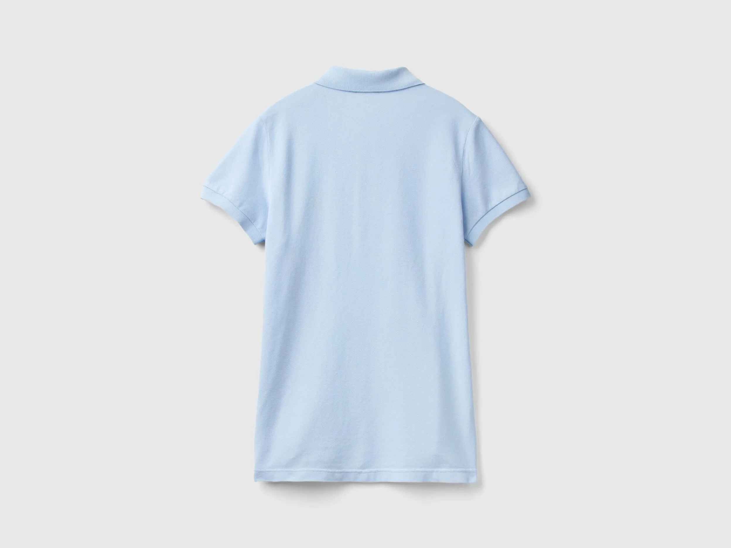 Polo celeste slim fit
