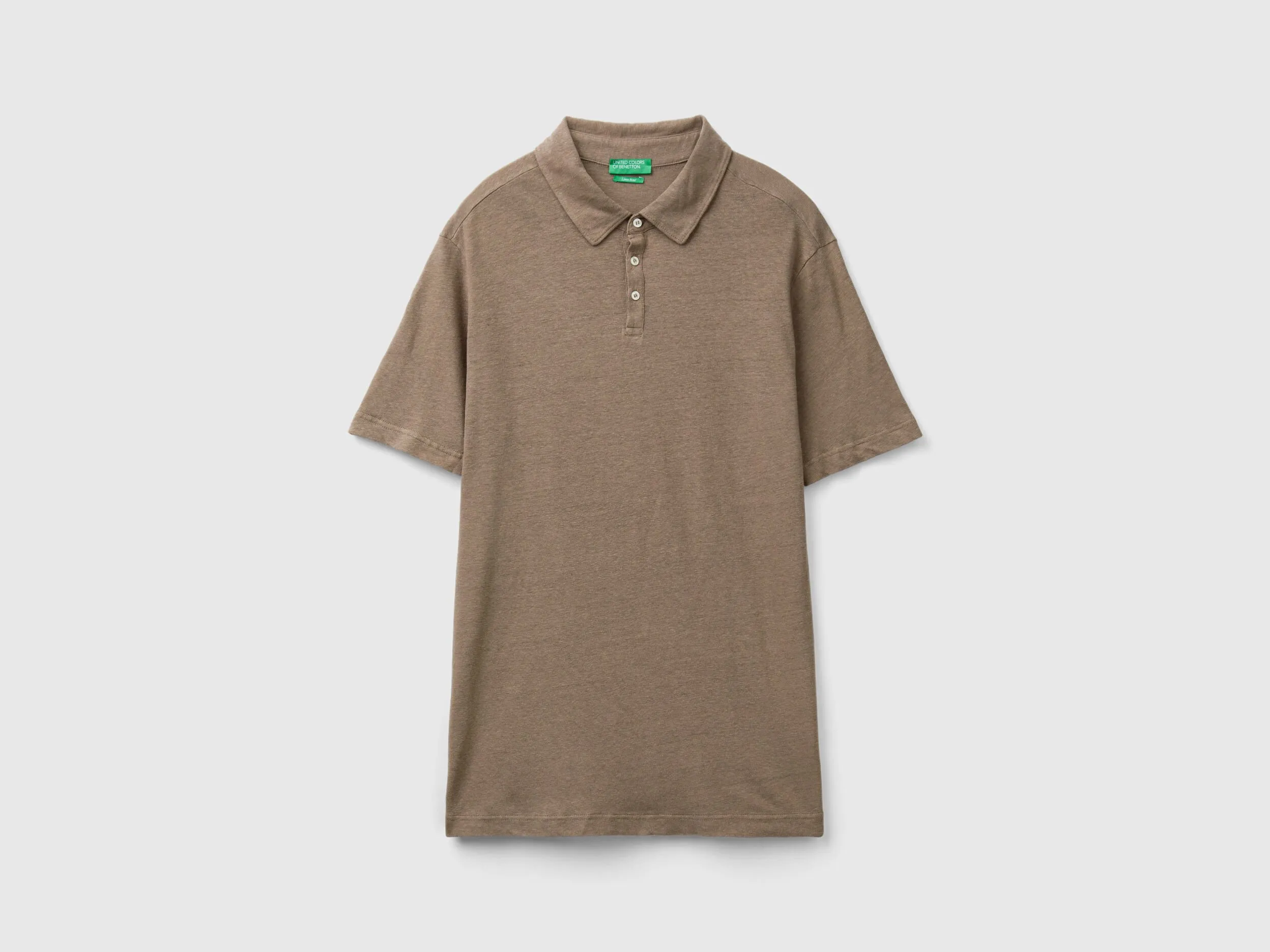 Polo de lino mixto