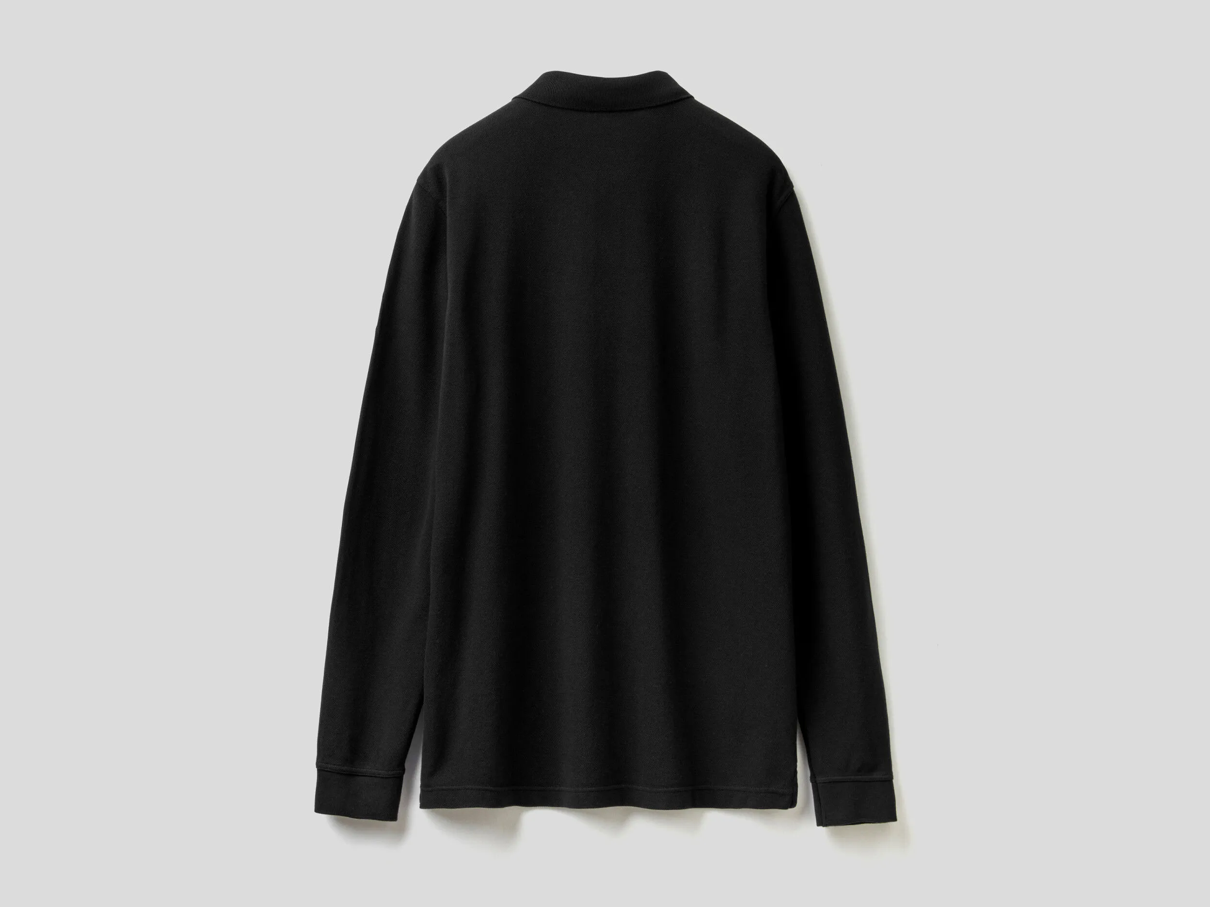 Polo de manga larga de 100 % algodón