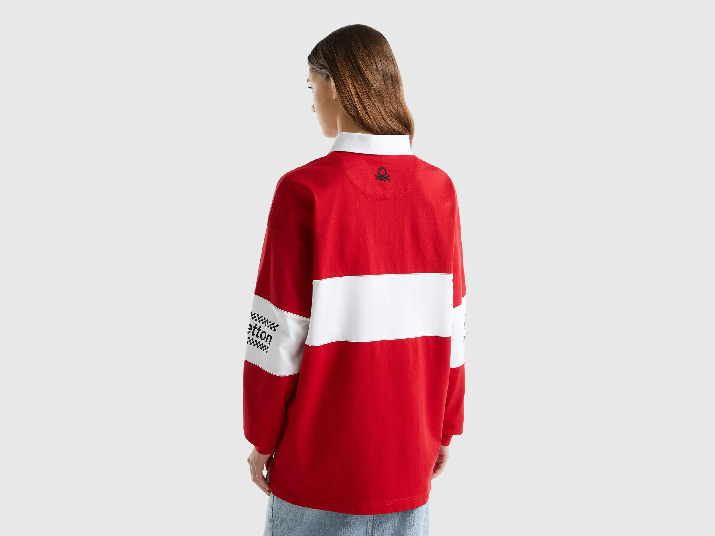 Polo rojo de rugby