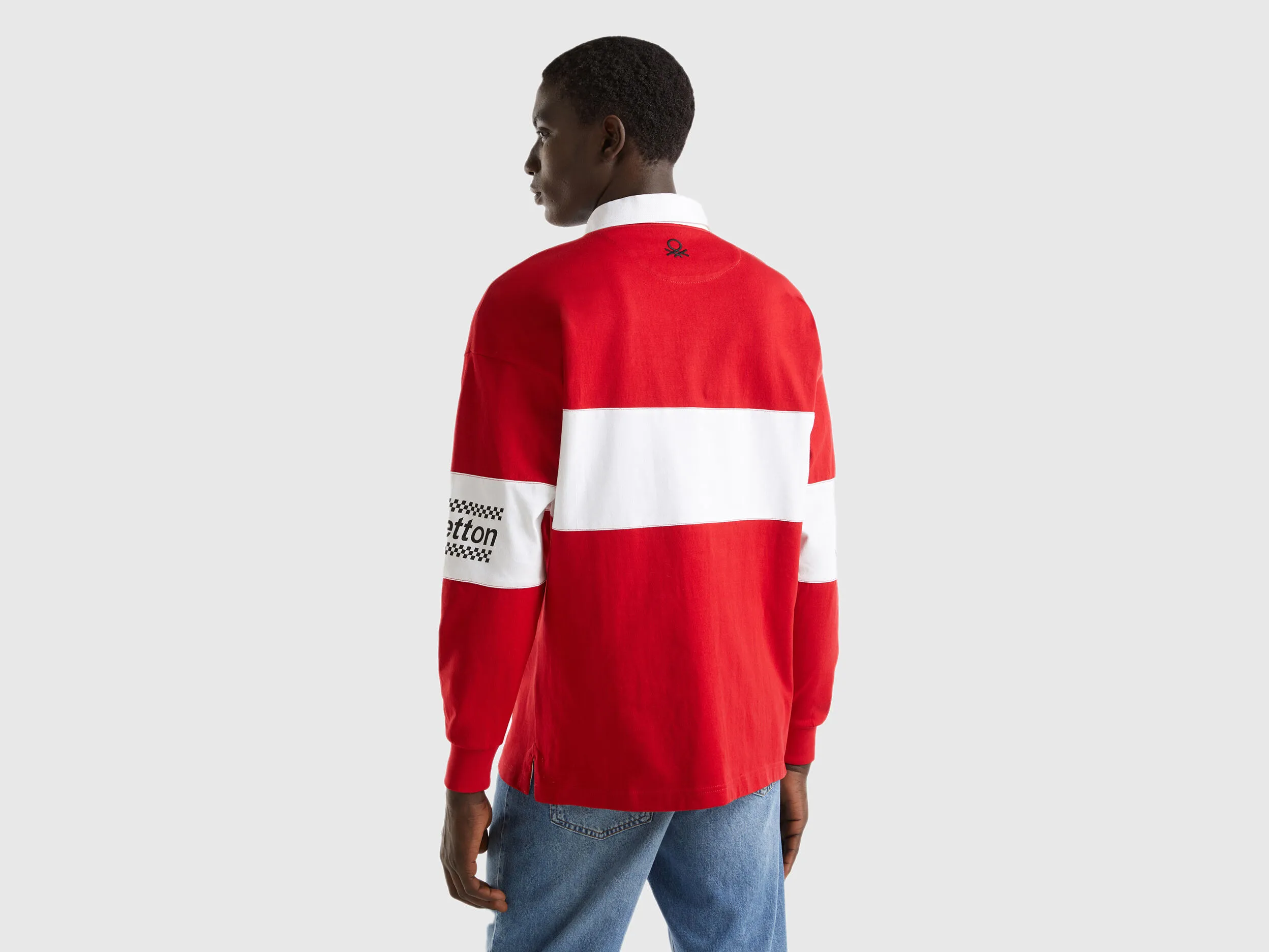 Polo rojo de rugby