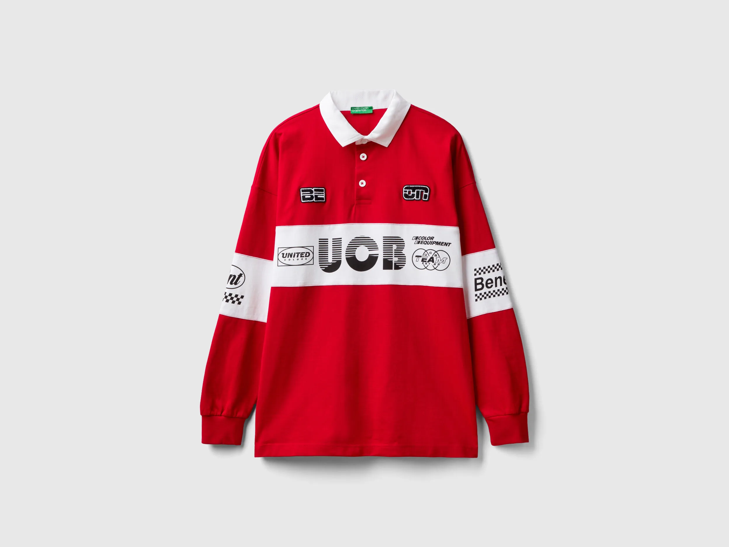 Polo rojo de rugby