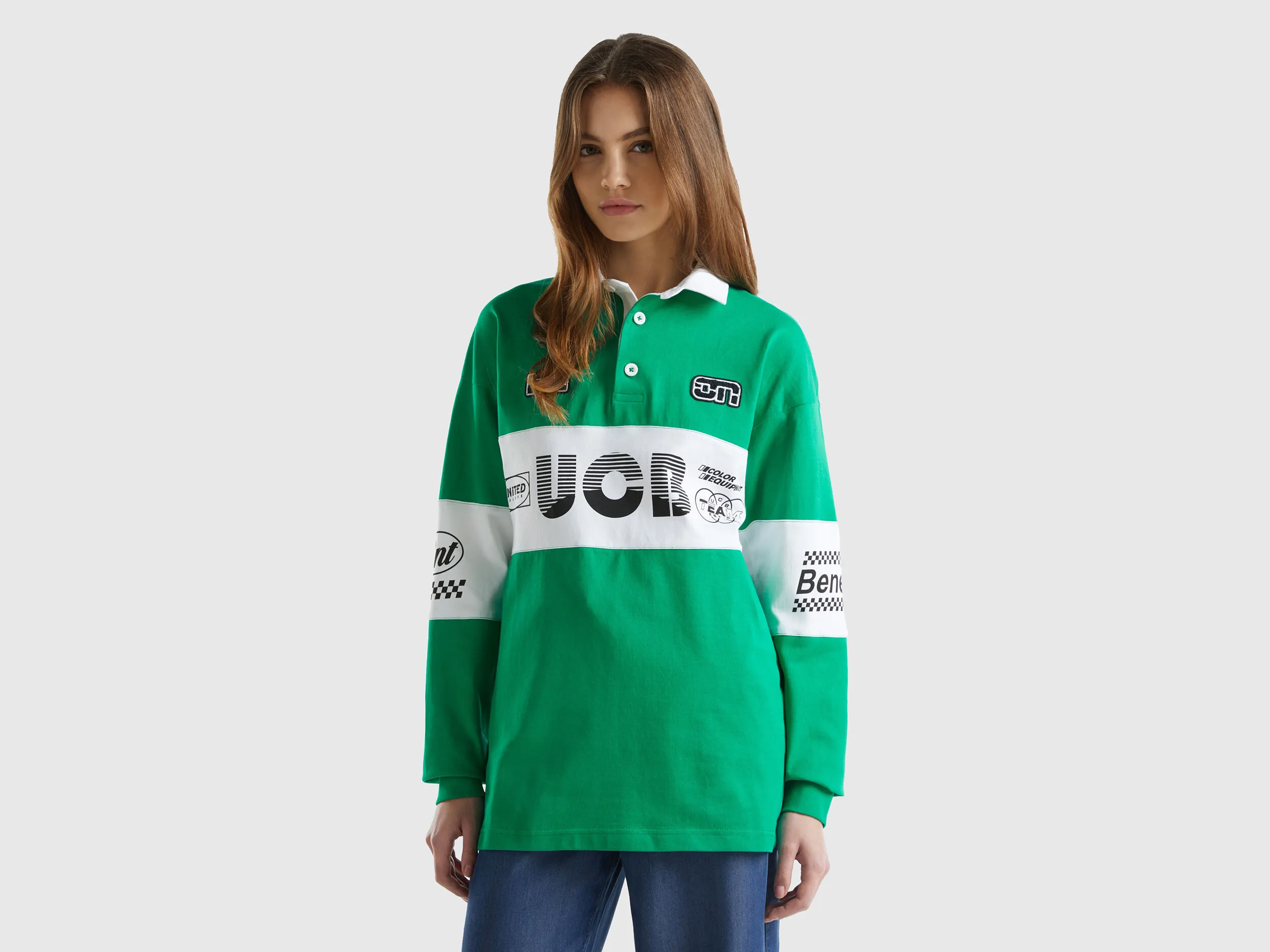 Polo verde de rugby