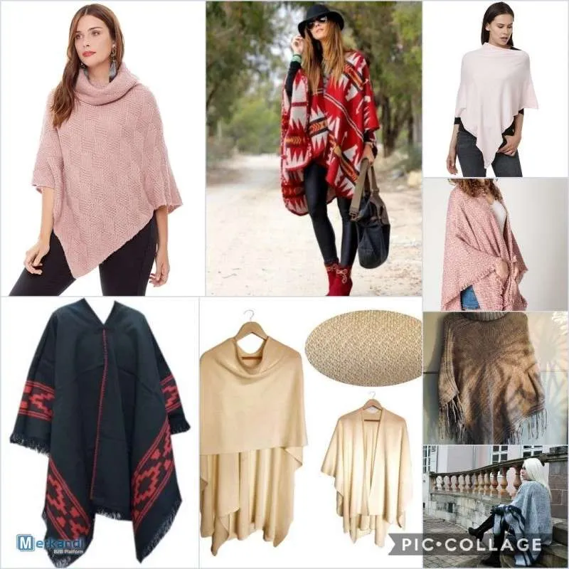 Ponchos para mujer Invierno