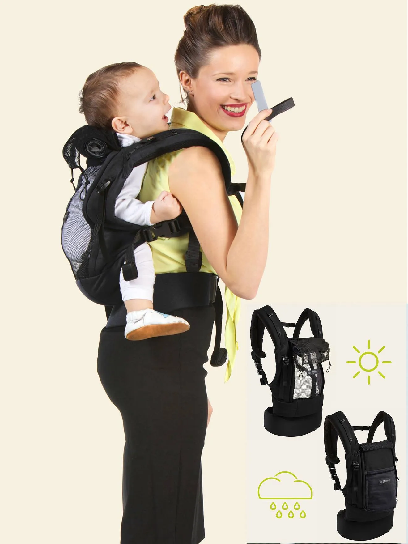 Portabebé Physio Carrier LOVE RADIUS by JE PORTE MON BEBE