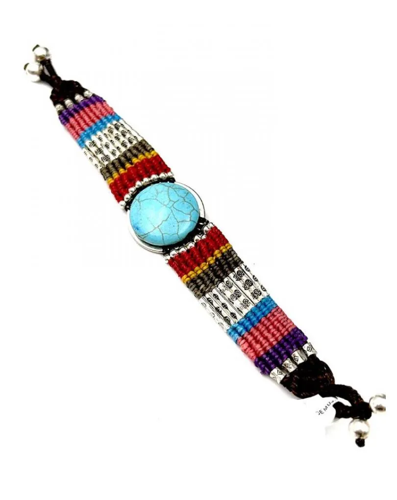 PULSERAS MUJER DE PIEDRA TURQUESA MUY BONITAS PARA EL VERANO