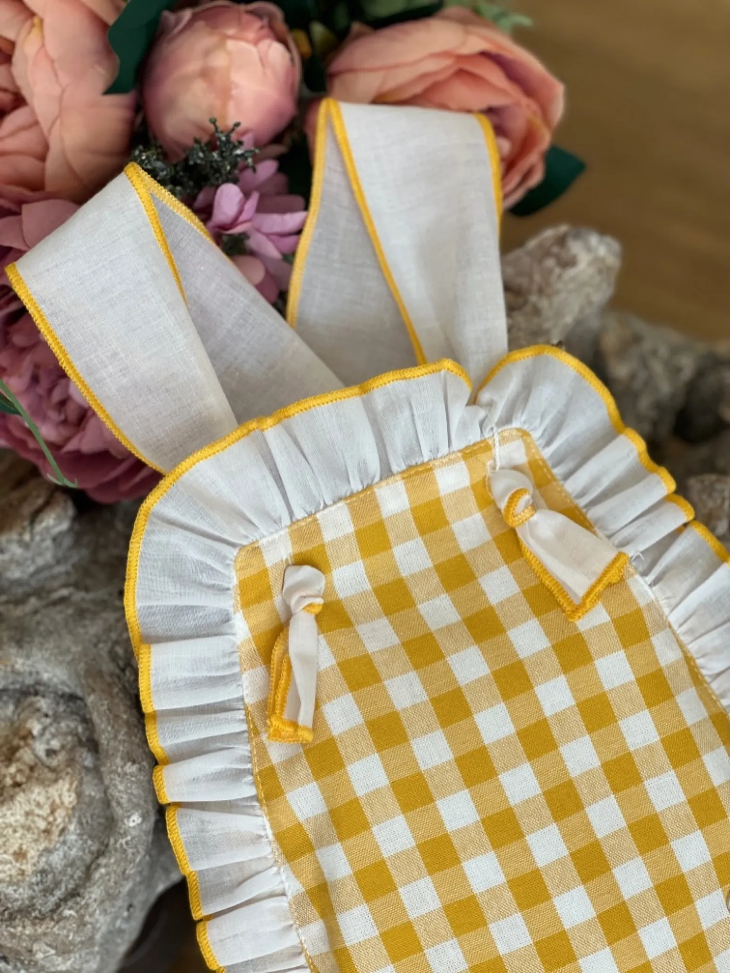 Ranita de vichy amarillo marca Cocote