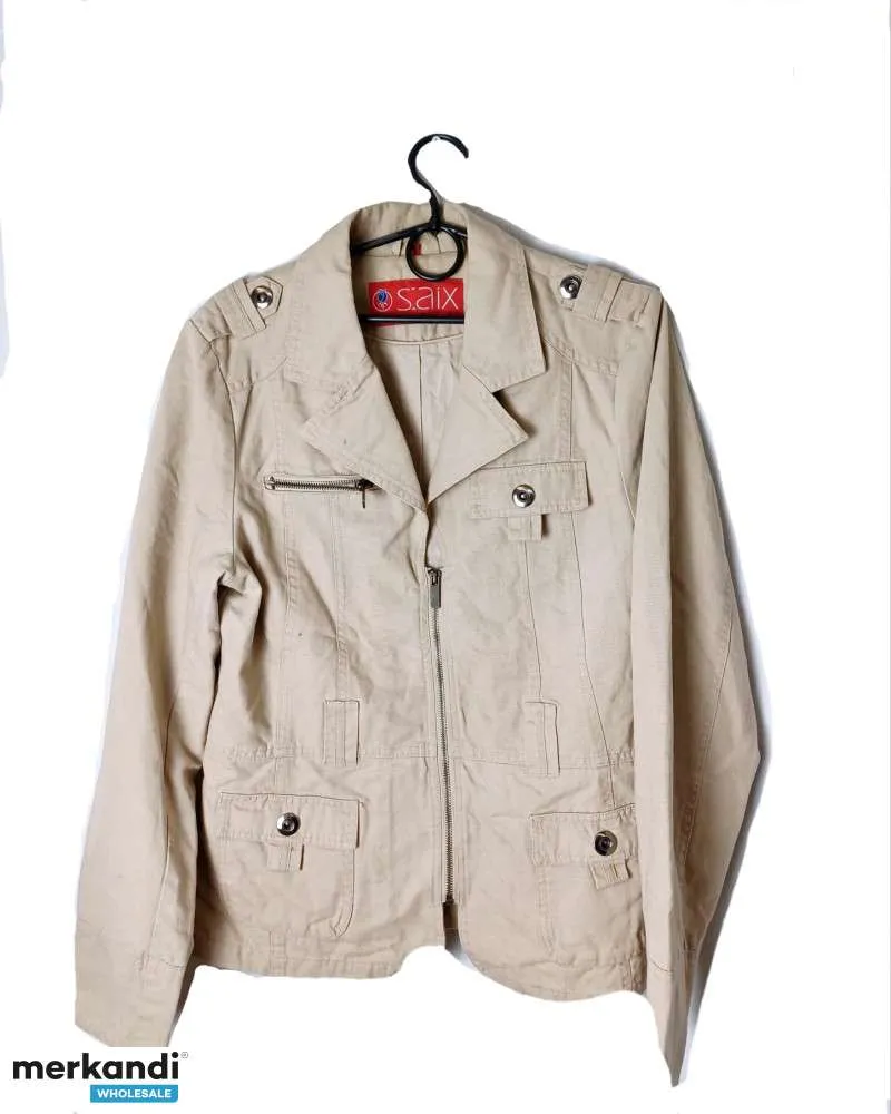 ROPA USADA CLASIFICADA PAQUETE DE CHAQUETA PRIMAVERAVERANO MIX MUJER/HOMBRE 4 ZŁ / KG