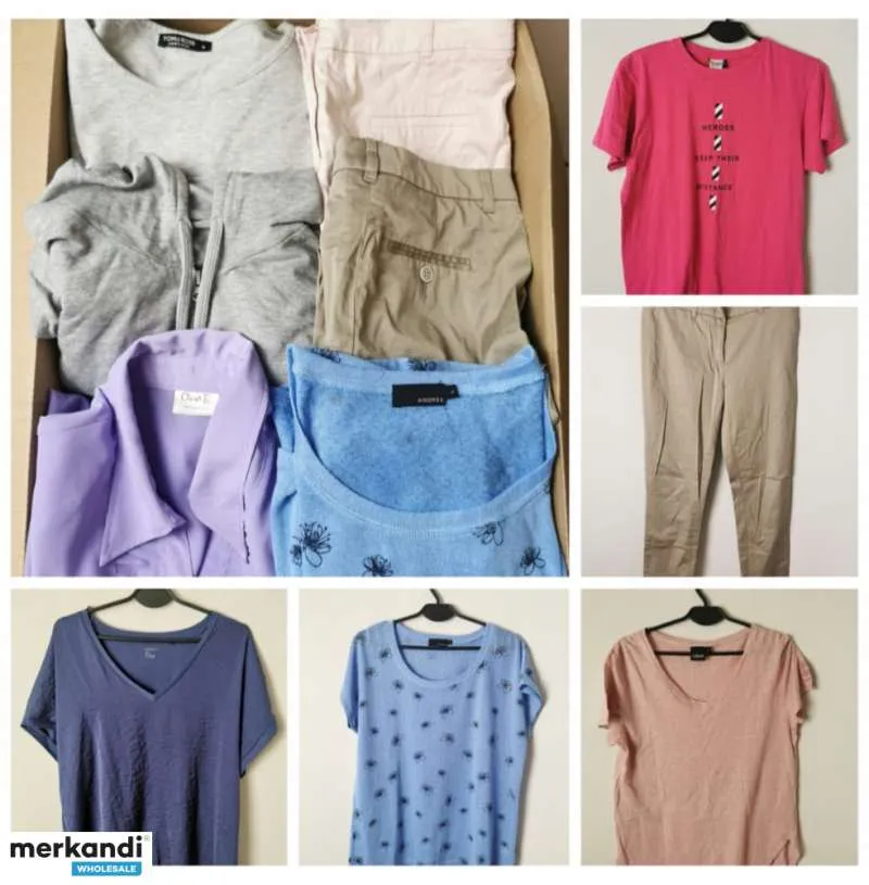 Ropa usada clasificada PAQUETE MIXTO PARA MUJER PRIMAVERA/VERANO 6 PLN/KG