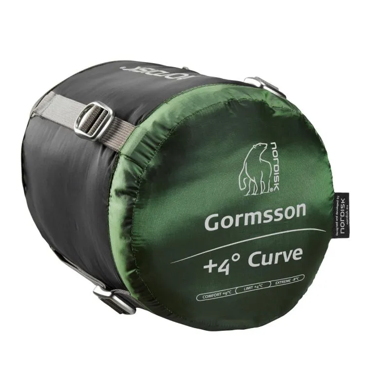 Saco de dormir NORDISK Gormsson +4° M Curve (Verde alcachofa)
