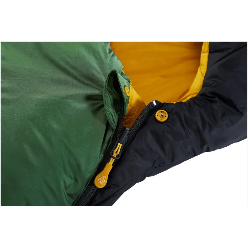 Saco de dormir NORDISK Gormsson +4° M Curve (Verde alcachofa)
