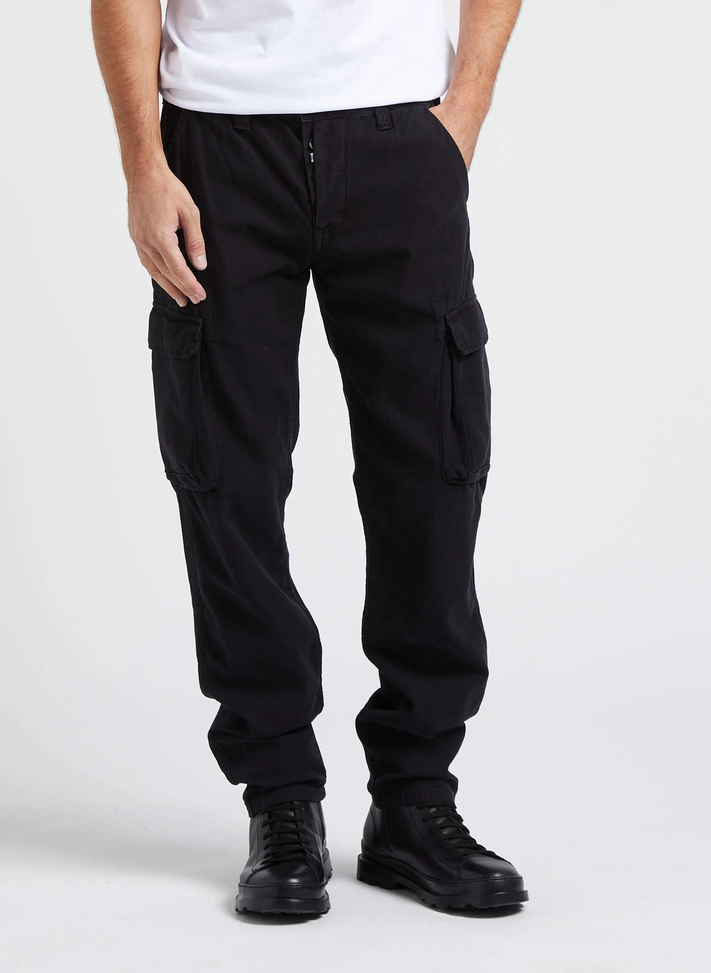 SAMI  PANTALóN CHINO DE ALGODóN EN NEGRO