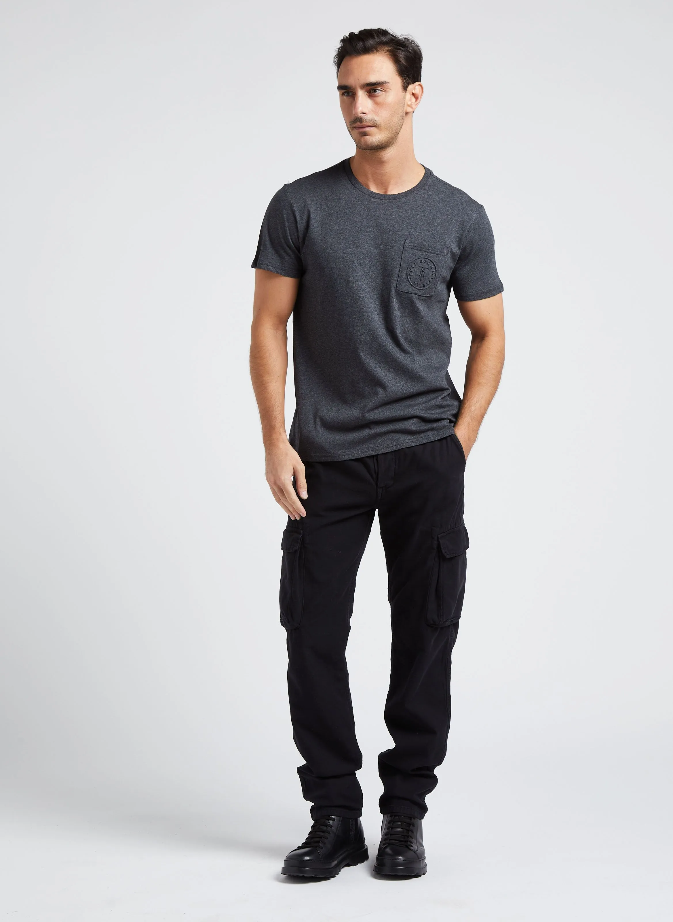 SAMI  PANTALóN CHINO DE ALGODóN EN NEGRO