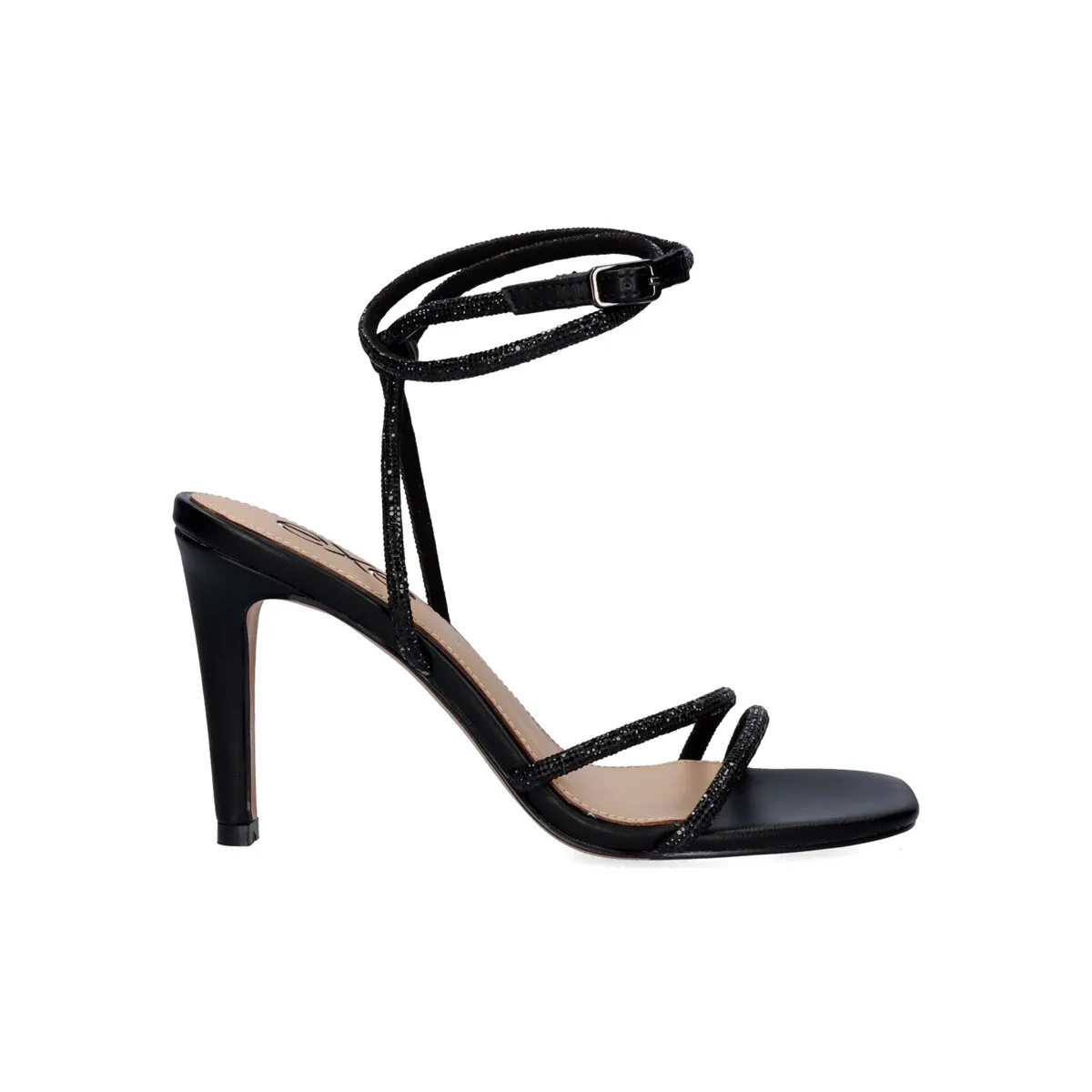 SANDALIA TACÓN ALTO VICTORIA360 BLACK
