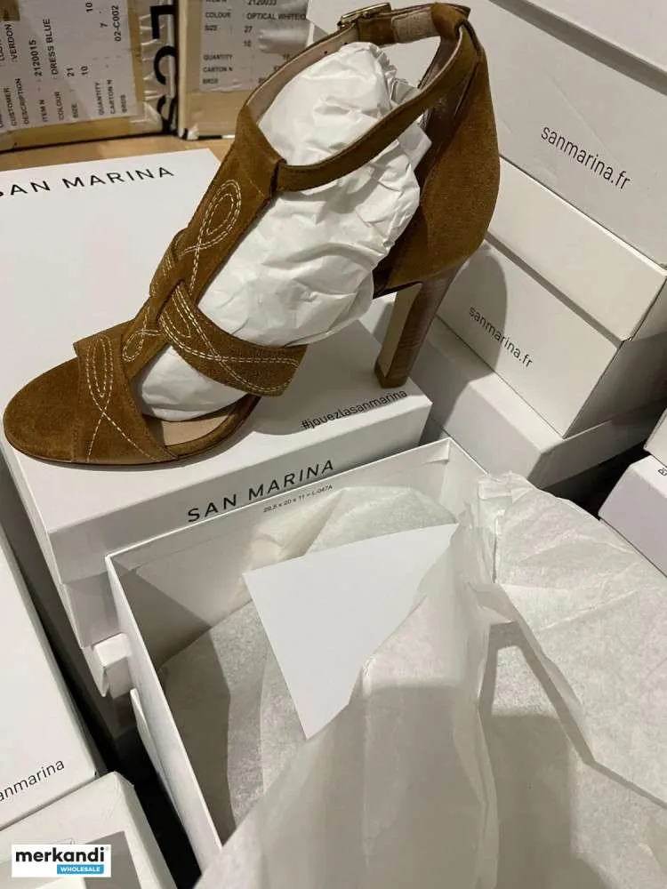 Sandalias de piel para mujer de la marca San Marina
