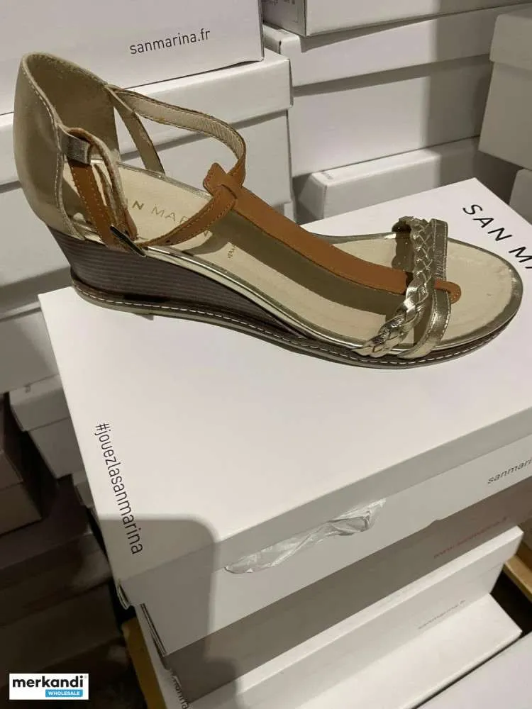 Sandalias de piel para mujer de la marca San Marina